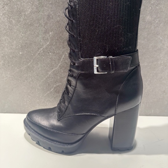 Charles David Gimmick Combat Boot Sz 7.5 - Picture 1 of 6